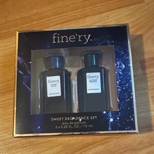 Fine’ry perfume .25 x 2 bottle gift set NEW sweet decadence